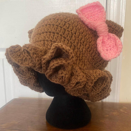 crochet hello kitty hat